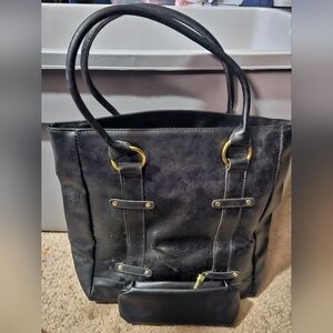 Estee Lauder Tote with matching cosmetic bag